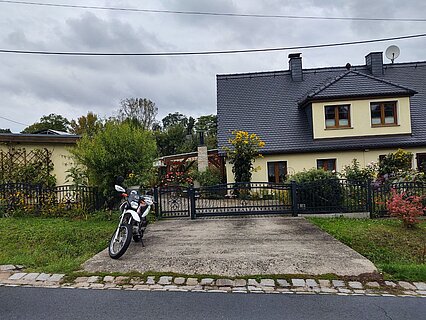 Ansicht von der Straße